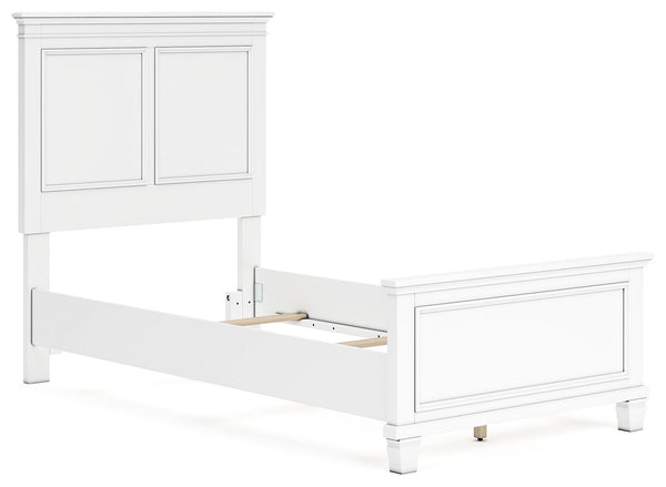 Fortman - White - Twin Panel Bed