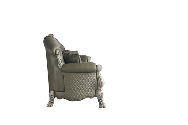 Dresden - Sofa - Vintage Bone White & PU - 47"