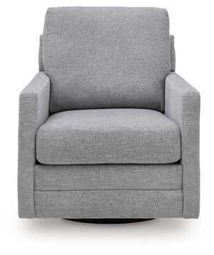Freybourne Next-Gen Nuvella - Pewter - Swivel Accent Chair