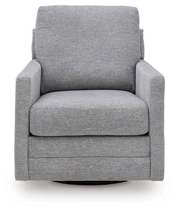 Freybourne Next-Gen Nuvella - Pewter - Swivel Accent Chair
