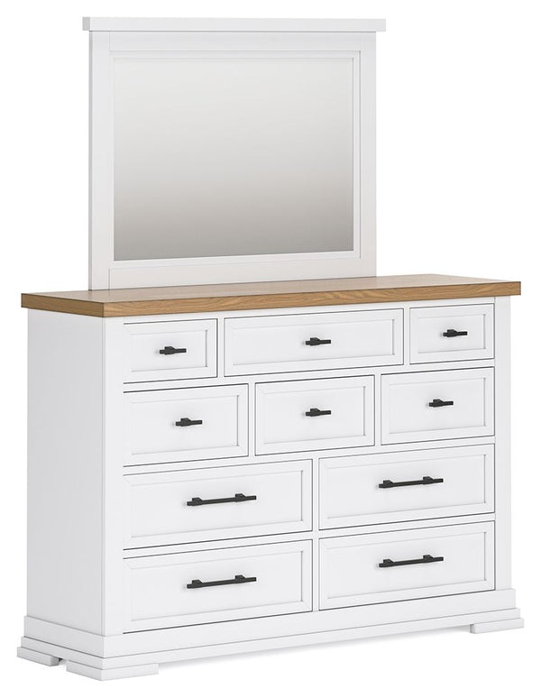 Ashbryn - White / Natural - 6 Pc. - Dresser