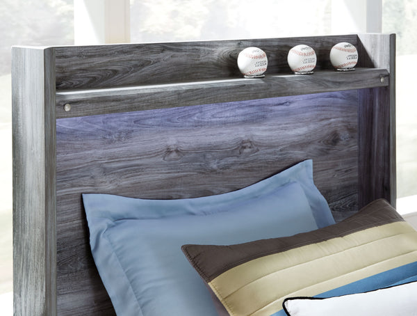 Baystorm - Gray - Full Panel Bed