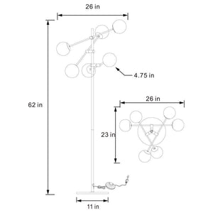  creating an orbital effect that-'s sure to capture attention. The lamp features a strict 