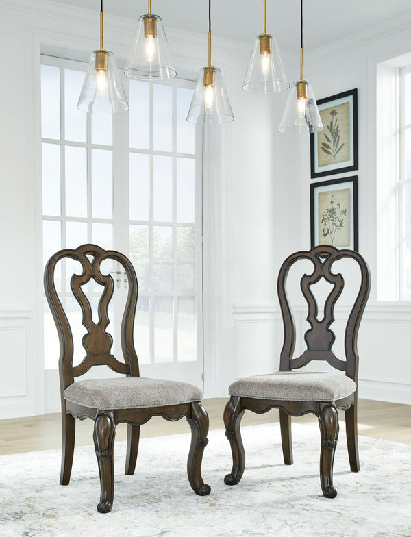  this dining chair makes a bold statement. With shapely legs and a plush cushioned seat