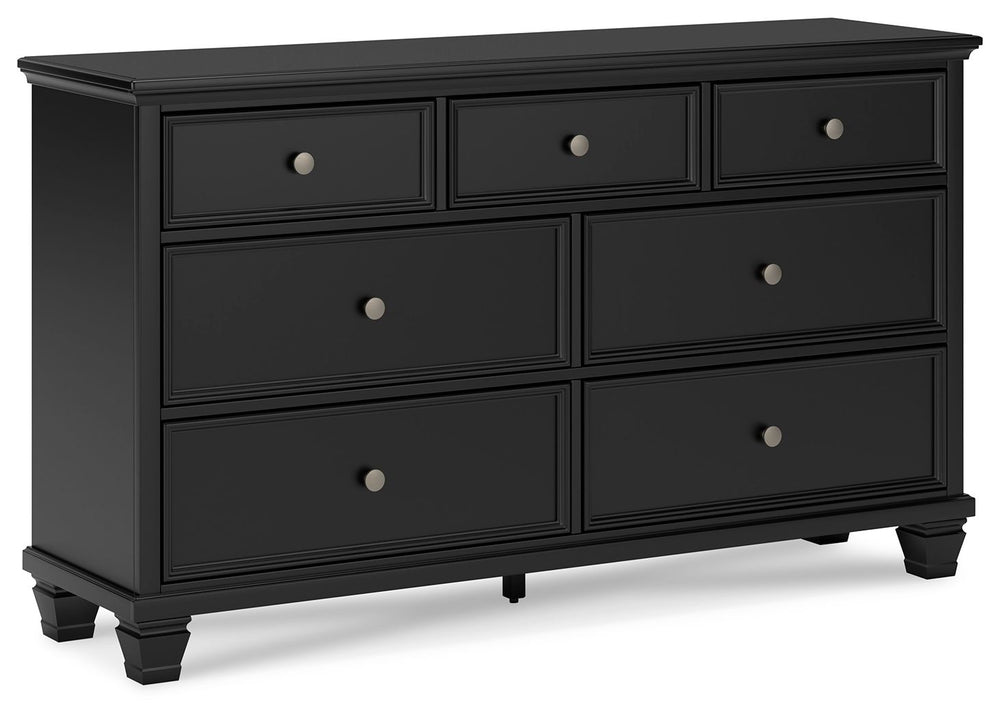 The casual design of this dresser introduces a time-honored look to your restful retreat. Spacious enough to hold all your essentials, the beautifully crafted piece is built to last. Distinctive framing gives its drawer fronts brilliant dimension. Whether