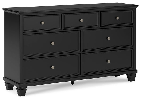 The casual design of this dresser introduces a time-honored look to your restful retreat. Spacious enough to hold all your essentials, the beautifully crafted piece is built to last. Distinctive framing gives its drawer fronts brilliant dimension. Whether
