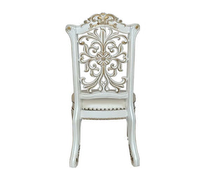  and leaf molding accents to create an old-world charm. The antique p