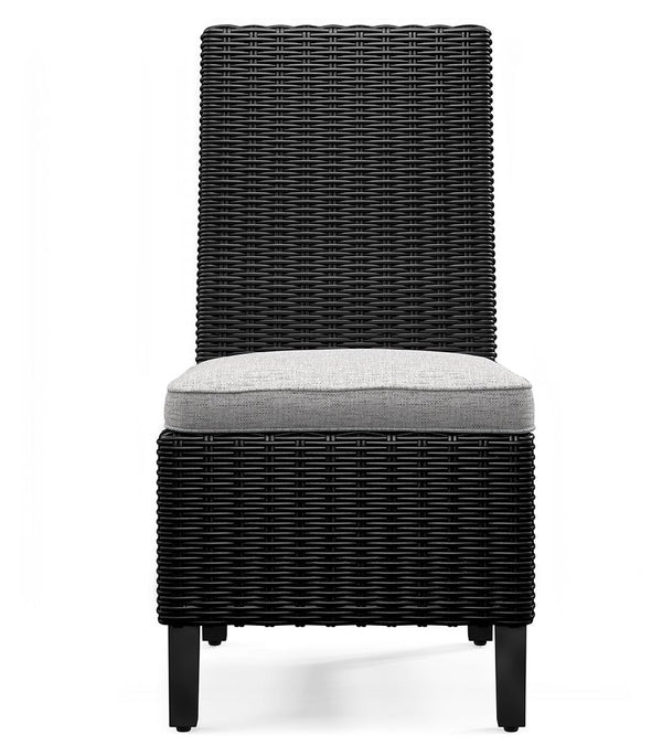 Beachcroft - Black / Light Gray - Side Chair With Cushion (Set of 2)