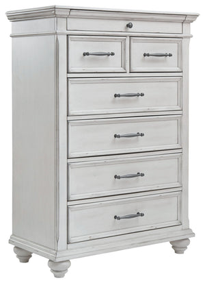 Kanwyn - Whitewash - 6 Pc. - Dresser