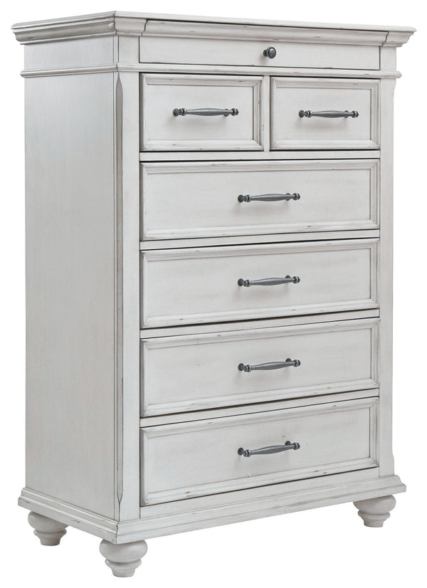 Kanwyn - Whitewash - 6 Pc. - Dresser
