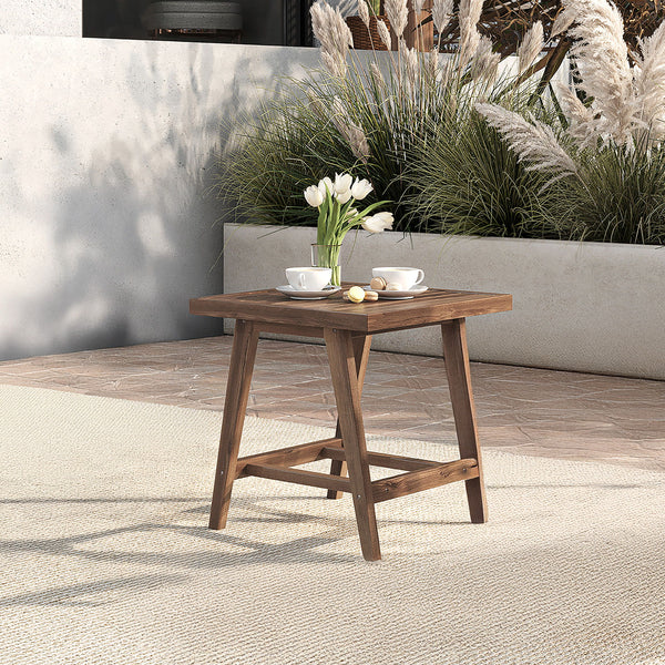 Ashton - Patio End Table - Light Brown
