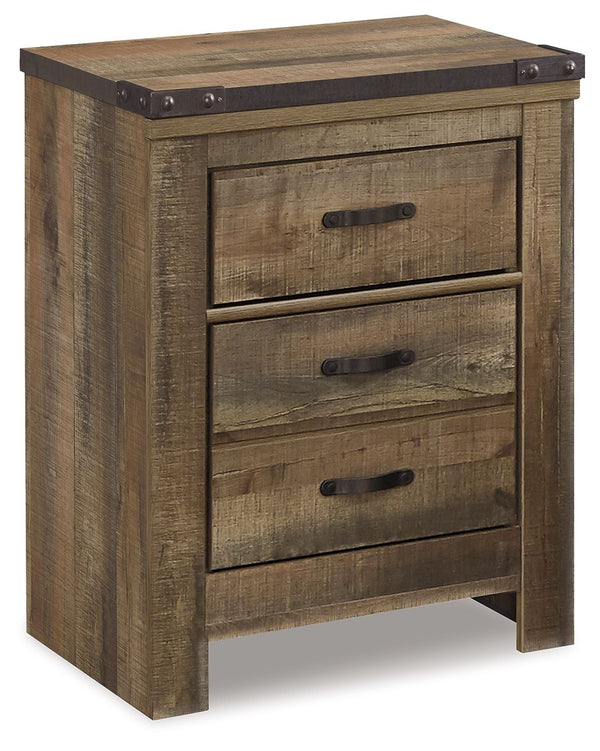 Whether she loves horses or he-'s a cowboy at heart, this nightstand matches their authenticity. Its rustic finish, plank-style details and nailhead trim pay homage to reclaimed barn wood, making for a chic look loaded with charm. An included charging sta