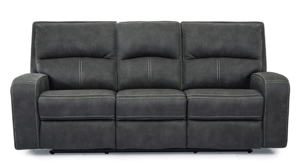 Polaris - Power Reclining Sofa And Loveseat - Slate