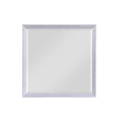 Mirror w/Beveled Edge â€¢ Shape: Square â€¢ Orientation: Horizontal (Landscape)<br/><br/><b>Product Features</b><ul><li>Case: 1Pc/1Ctn</li><li>Finish: White Oak</li><li>Style: Coastal</li><li>Materials: Wood, Wood Veneer, Composite Wood</li></ul><br/>