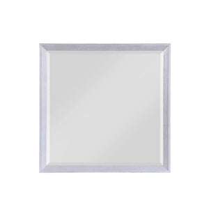 Mirror w/Beveled Edge â€¢ Shape: Square â€¢ Orientation: Horizontal (Landscape)<br/><br/><b>Product Features</b><ul><li>Case: 1Pc/1Ctn</li><li>Finish: White Oak</li><li>Style: Coastal</li><li>Materials: Wood, Wood Veneer, Composite Wood</li></ul><br/>