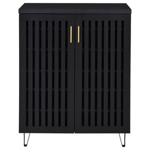 Brixton - 2-Door Entryway Shoe Storage Cabinets - Black