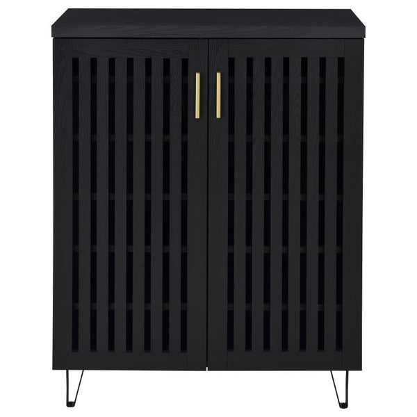Brixton - 2-Door Entryway Shoe Storage Cabinets - Black