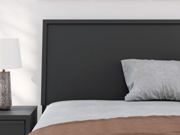 Danziar - Black - Full Panel Bed