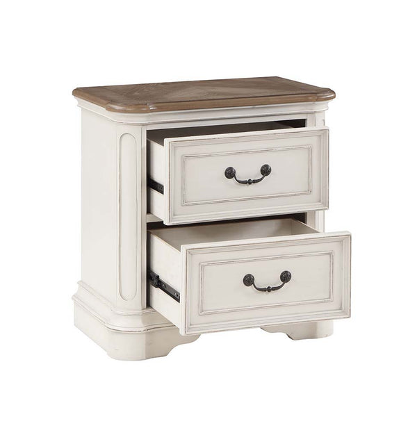 Florian - Nightstand - Antique White Finish