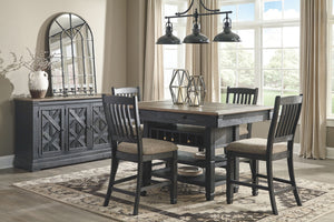 Tyler Creek - Black / Gray - Dining Room Server