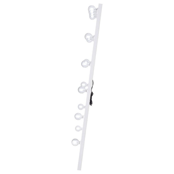 Zayan - Floor LED Lighting White Gloss - Mirror