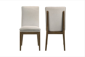 The Maggie Parsons Dining Chairs offer a perfect blend of expert craftsmanship and contemporary elegance, making them a stylish addition to any dining space. Constructed from solid Rubberwood, these chairs are designed for enduring durability while showca