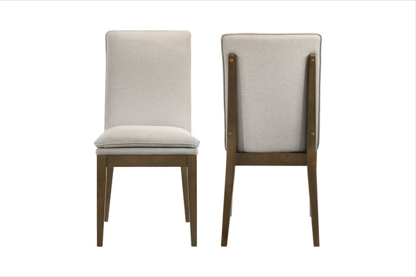 The Maggie Parsons Dining Chairs offer a perfect blend of expert craftsmanship and contemporary elegance, making them a stylish addition to any dining space. Constructed from solid Rubberwood, these chairs are designed for enduring durability while showca