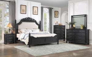 Kingsbury - King Bed - Black