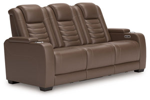 Talk about having it all. This power reclining sofa entices with a luxe look and fabulous feelâ€”and satisfies with high-end style at an affordable price. Sleek and stylish, this impressive seating offers the convenience of one-touch power controls along 