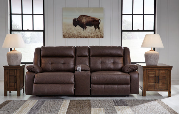 Punch Up - Walnut - 3-Piece Power Reclining Sectional