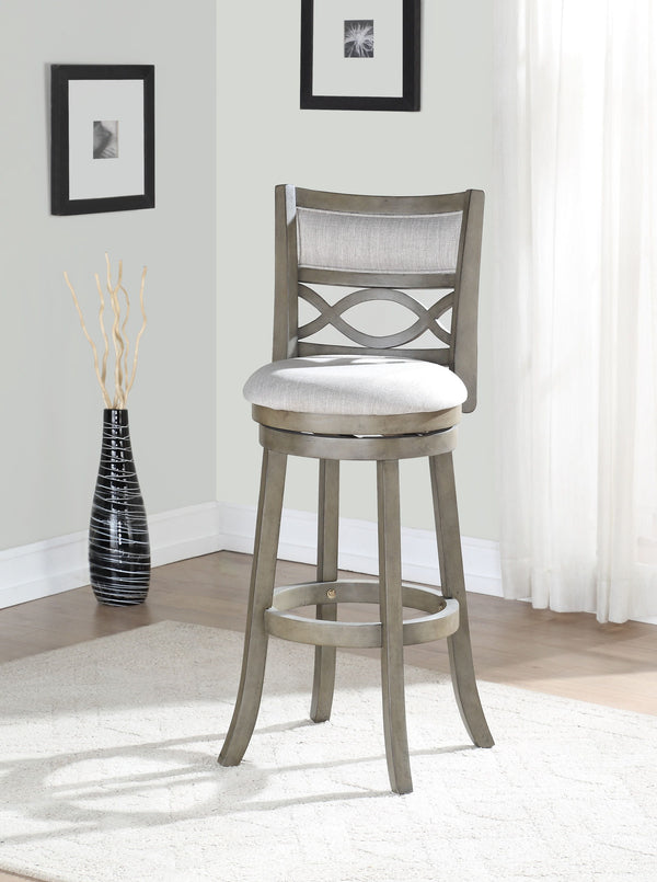 Manchester - Bar Stool - Antique Gray - Fabric