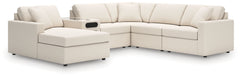 Looking cool and contemporary is great. But when it comes down to it, youâ€™re all about low-maintenance lounging. With the performance fabric on this sectional with audio system, cleaning spills is a breeze. Its customizable modular design caters to your