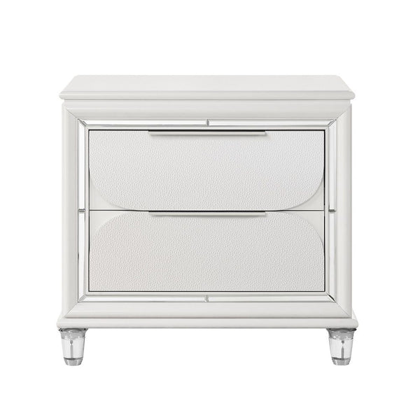  Texture Increased Design: Acrylic Crystal Legs & Embossed Drawer Front.