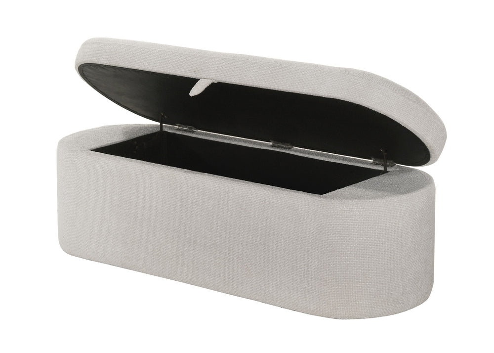 Enhance both style and functionality in your space with this chic and versatile accent piece. Wrapped in a beautifully textured fabric, it exudes warmth and elegance while seamlessly complementing a variety of dÃ©cor styles. Designed for modern living, it