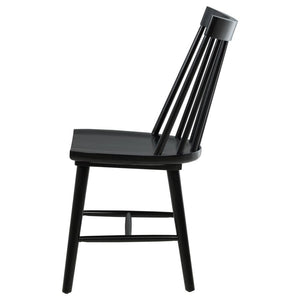 Middleton - Solid Wood Dining Side Chair Black (Set of 2) - Black