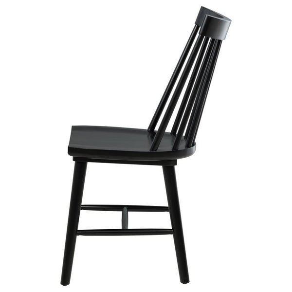 Middleton - Solid Wood Dining Side Chair Black (Set of 2) - Black