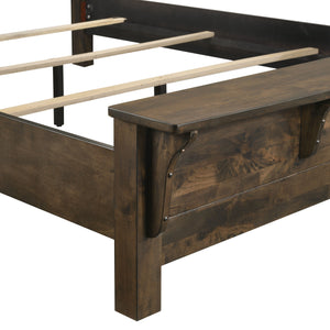Blue Ridge - 6/0 California King Bed - Rustic Gray