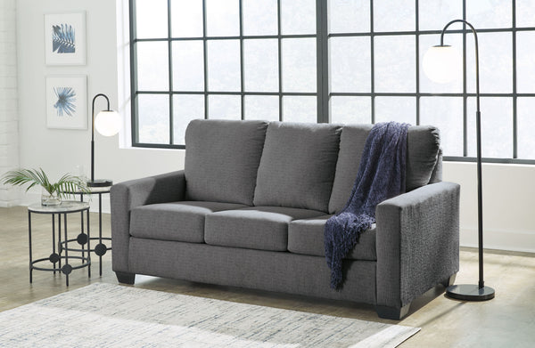 Rannis - Pewter - 2 Pc. - Full Sofa Sleeper