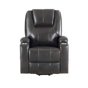 Evander - Power Lift Recliner - Gunmetal