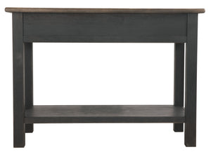 Tyler Creek - Grayish Brown / Black - Sofa Table