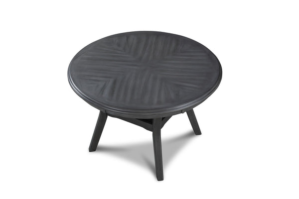 Gia - 5 Piece Round Dining Set - Gray