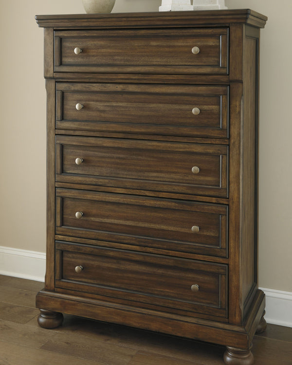  California King Panel Bed with 2 Storage Drawers
