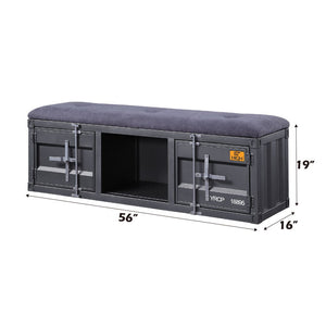  1 Open Compartment Stationary Seat Padded SEAT: Cushion (Solid Pattern) Features: Metal Frame