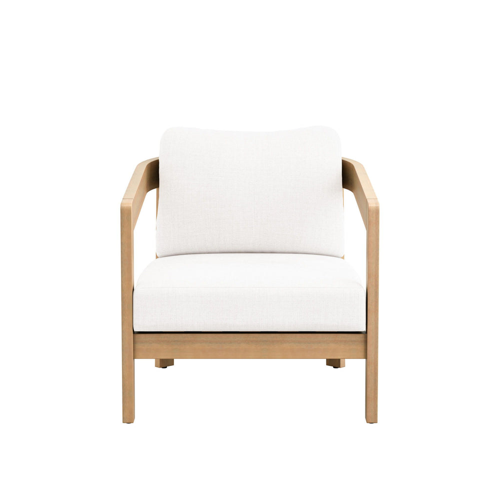 The Wesley Patio Club Chair combines durability, comfort, and modern design, making it a standout choice for any outdoor space. Crafted from FSC-Certified Acacia solid wood, these chairs are built to last, with exceptional strength and natural resistance 