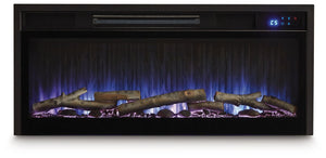  this fireplace insert with faux birch logs operates with or without infrared heat. It includ