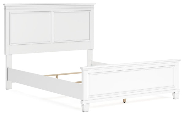 Fortman - White - Queen Panel Bed