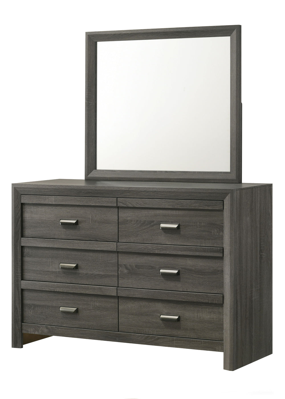 Valor - Dresser & Mirror - Gray
