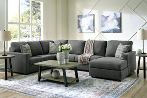Edenfield - Charcoal - Right Arm Facing Corner Chaise 3 Pc Sectional