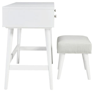 Thadamere - White - Vanity/UPH Stool (Set of 2)