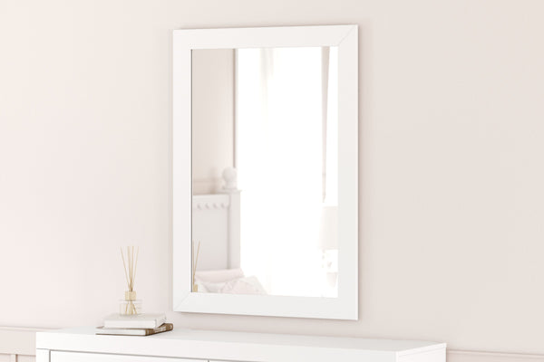  it appeals to both her sense of playful whimsy and your love for modern design. And the mirror-'s crisp white finish gives you the versatility to pai